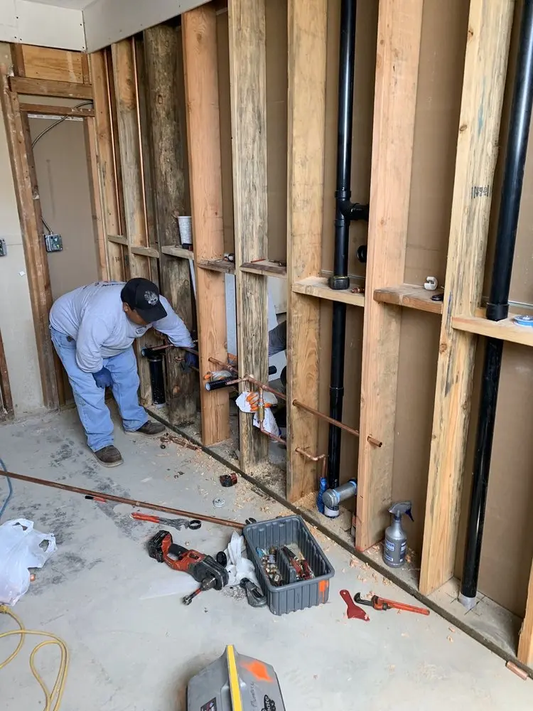 Commercial rough-in plumbing for Water Heater Replacement in Los Altos Hills